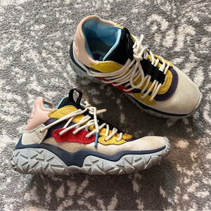 Champion Chalk White/Multi-color VTX Block Sneakers